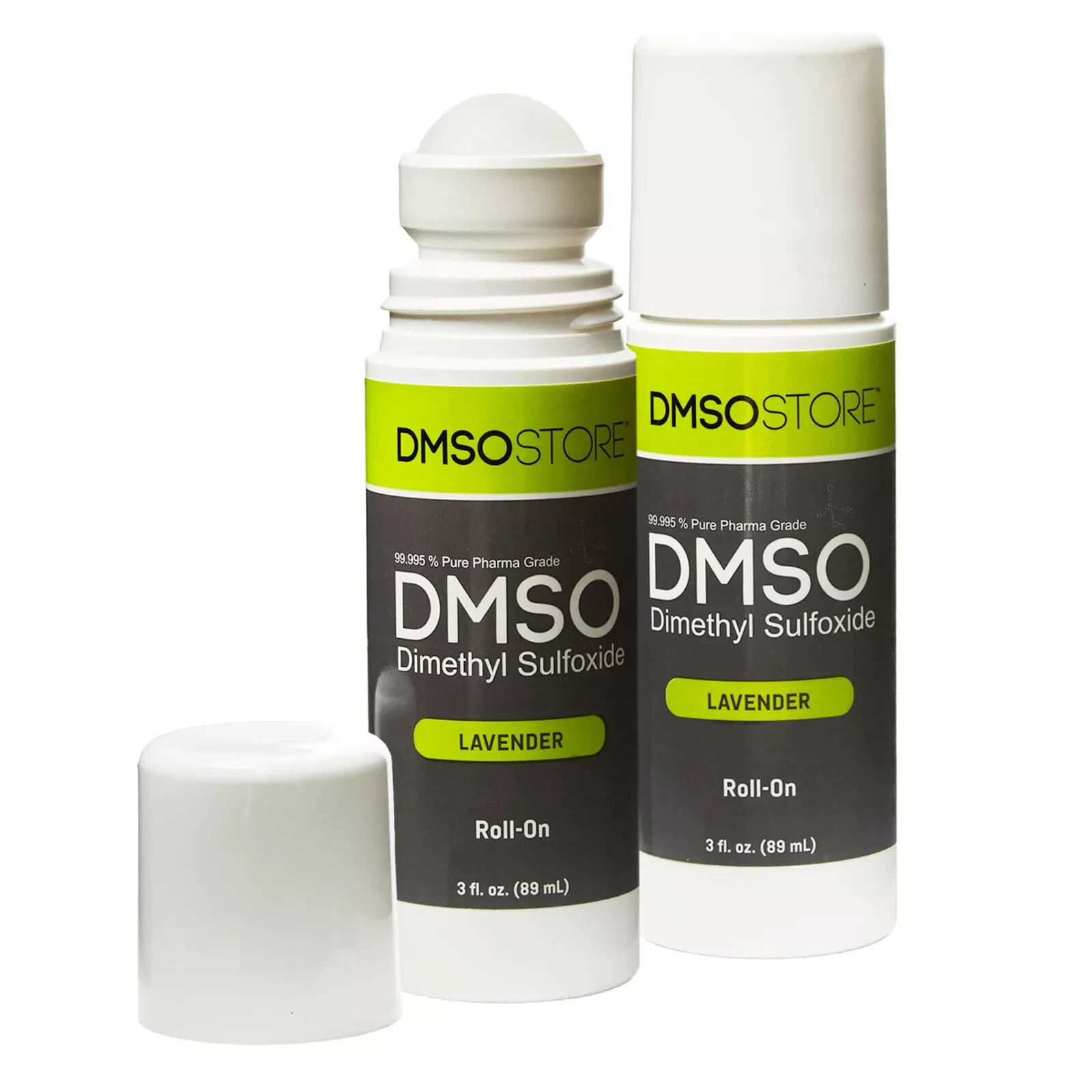 DMSO Roll-on Lavender Scented: 3oz. 99.995% Pure Soothe Aches, Relaxes (2 pack)