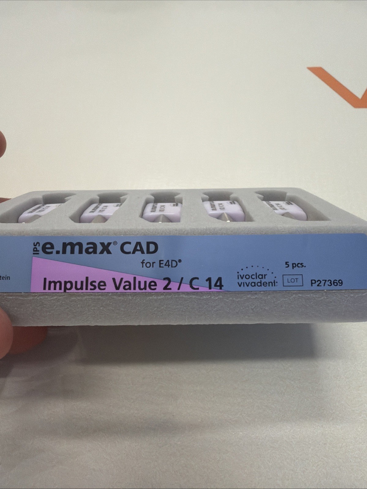Ivoclar IPS e.max CAD Impulse Value 2 C14 Blocks – 5 Pack – E4D