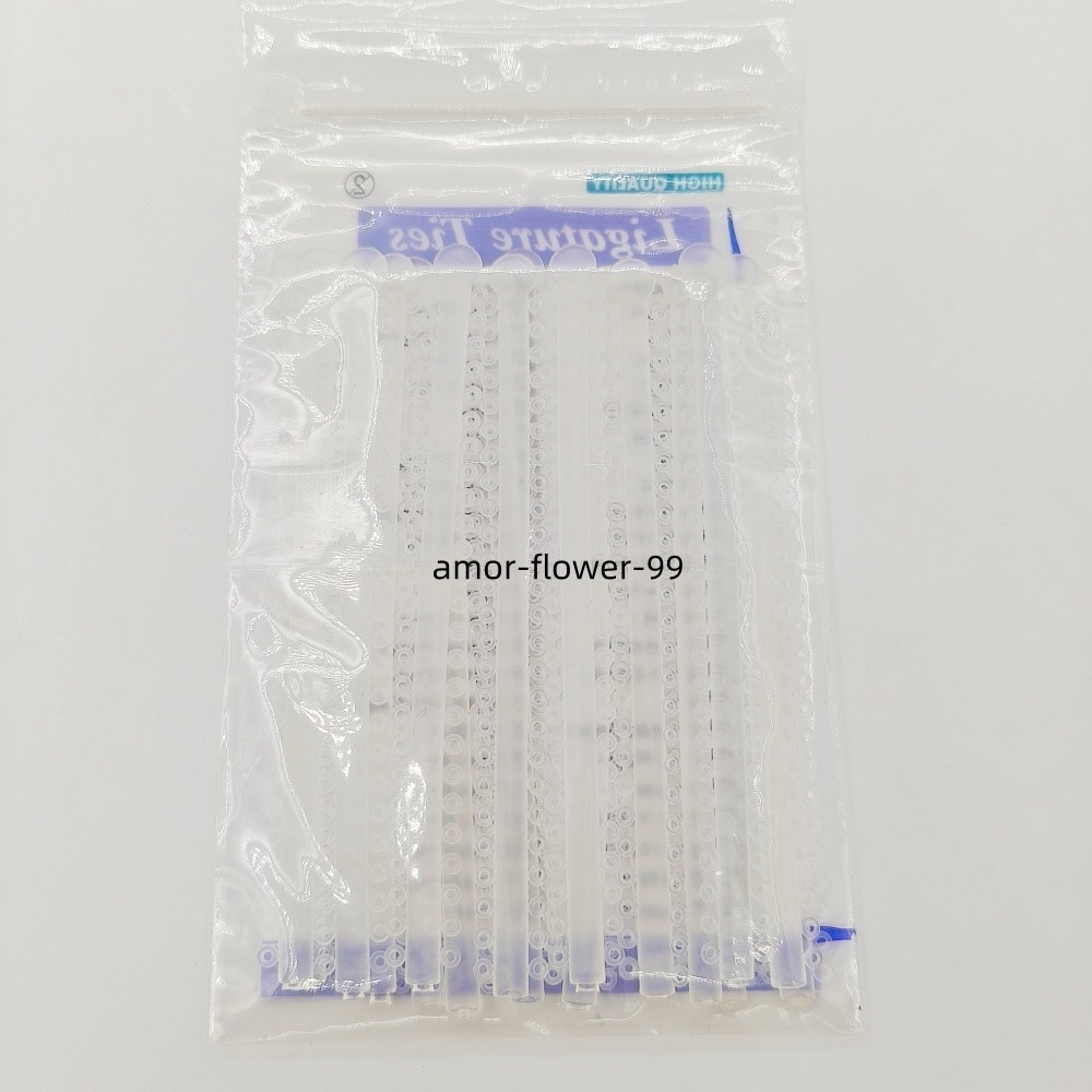1000 Pcs Dental Ortho Elastic Rubber Bands Ligadura 48 Colors Ligature Ties