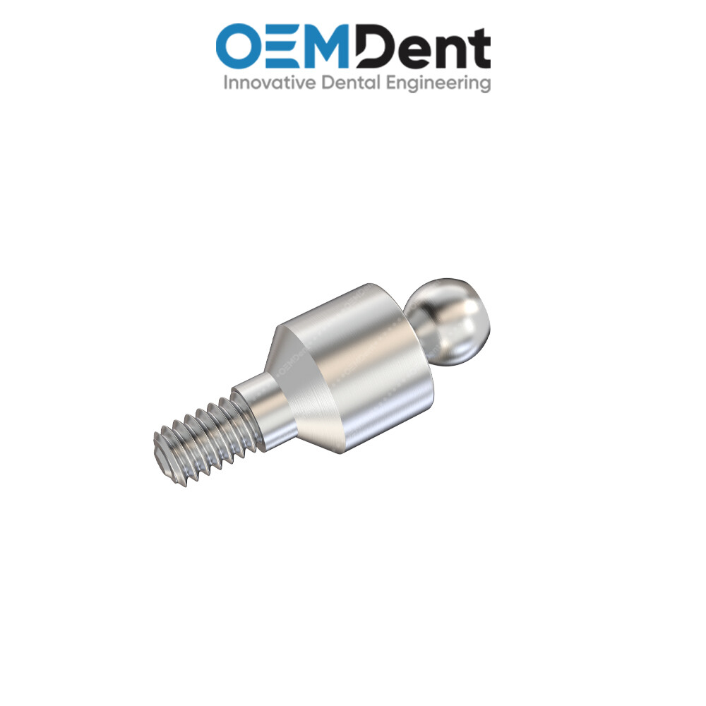 Straight Ball Attachment – DSI® Hexagon 2.42mm Compatible