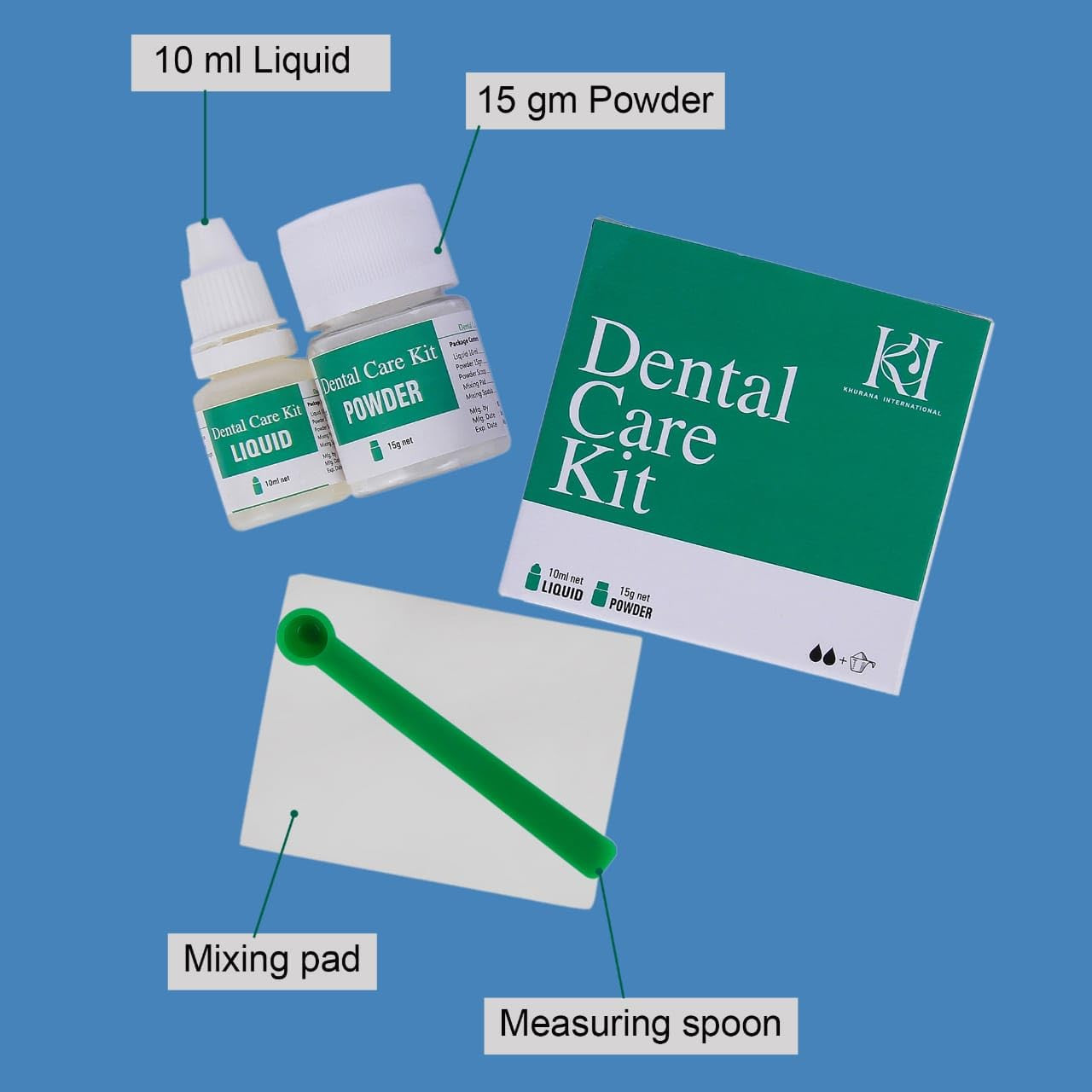 Zinc Oxide-Eugenol Dental Cement t for Crowns & Bridges Filling
