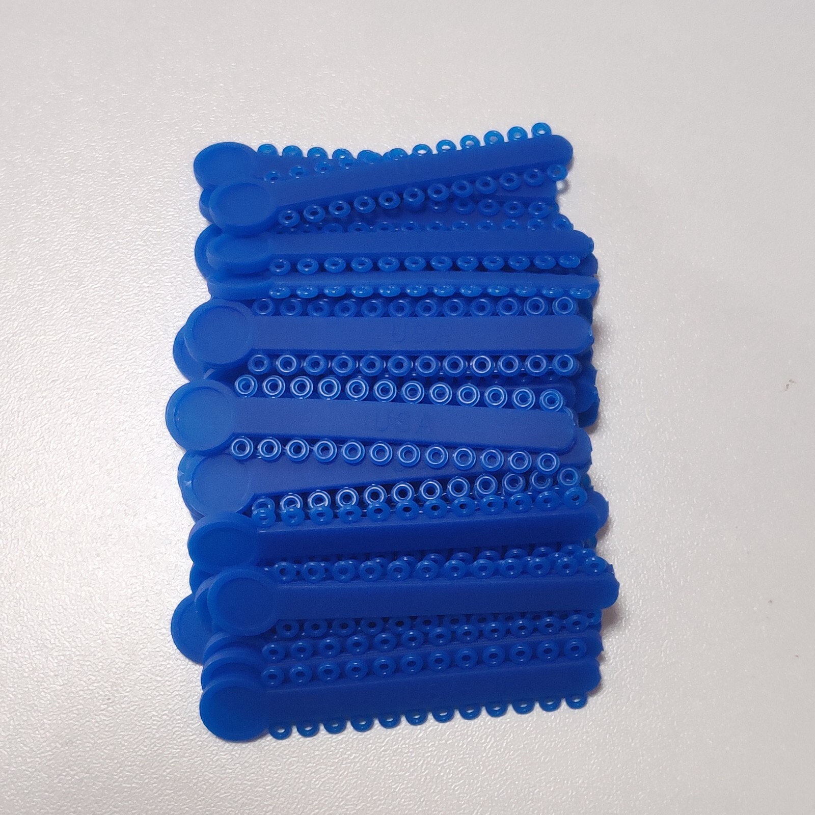 1Bag Dental Ligature Ties Orthodontic Elastics Rubber Bands Ligation Gun 38Color