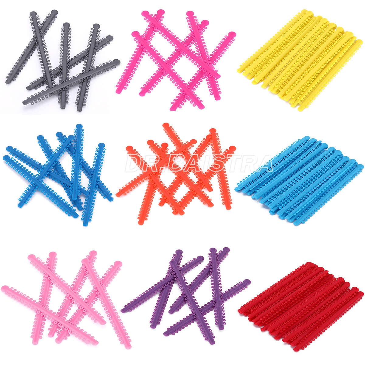 1000ties/kit Dental Orthodontic Ligature Ties For Dental Orthodontics treatment