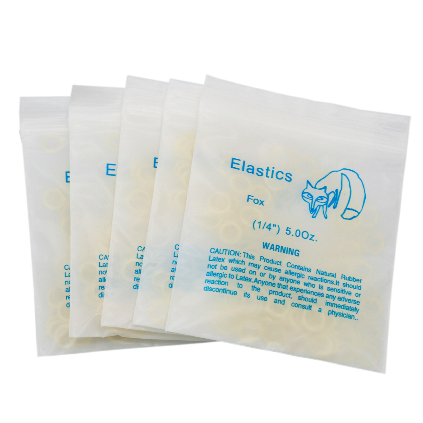 US Dental Orthodontic Rubber Bands 3.5 5.0 6.5OZ Ortho Elastics Latex Braces