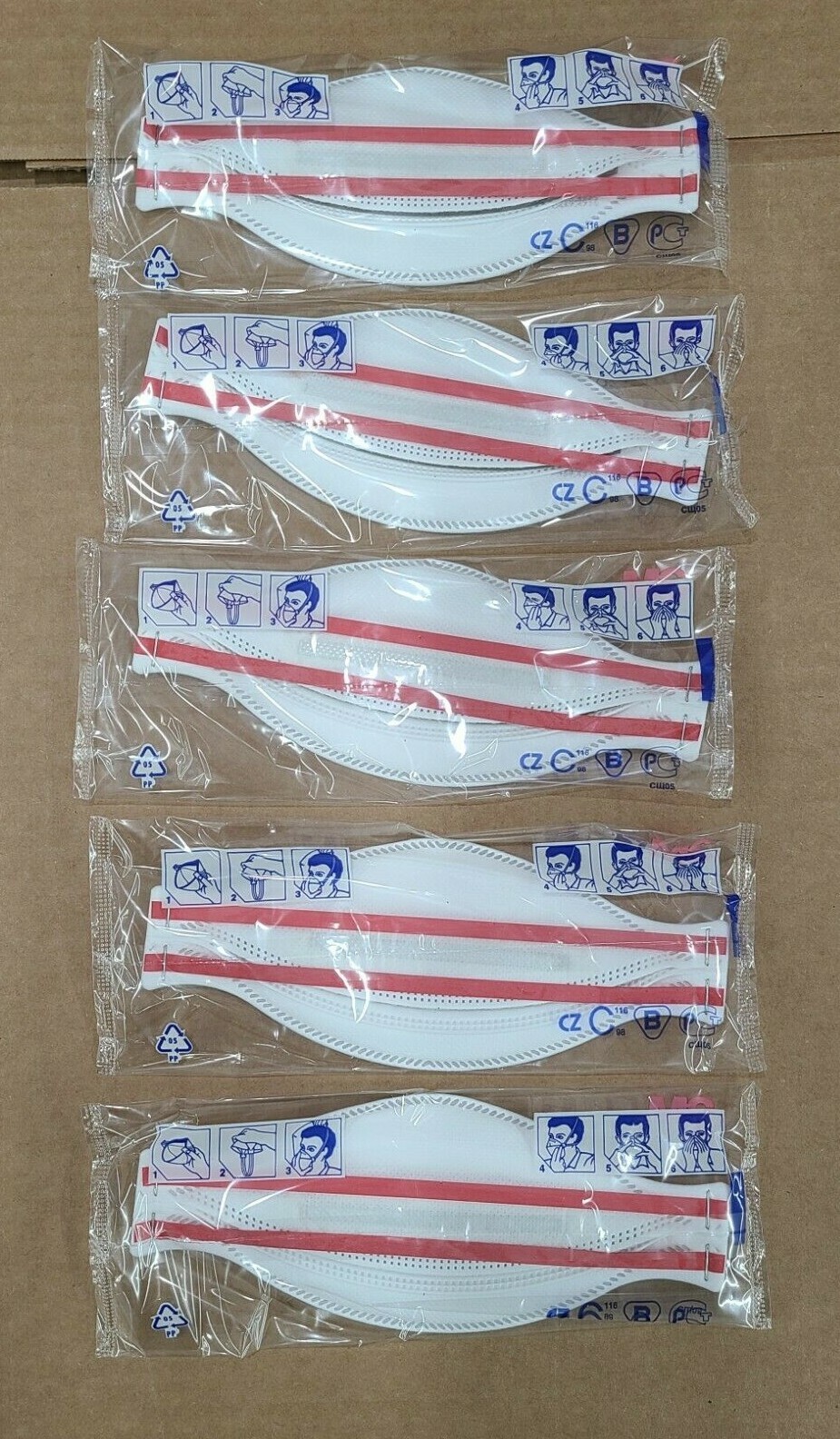 Lot of 20 Genuine New 3M N95 1870 Respirator Surgical Face Masks,