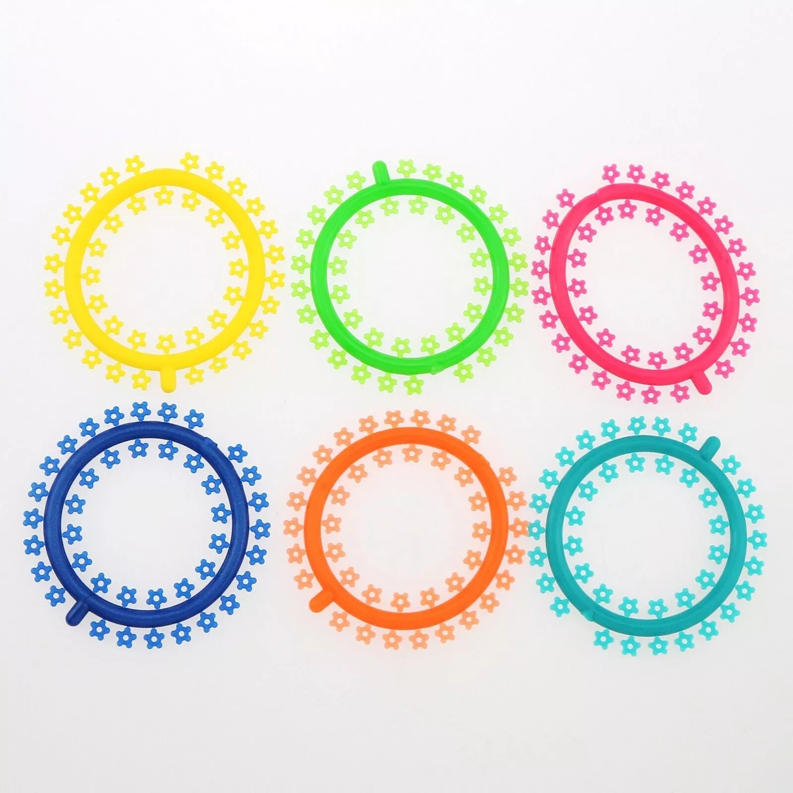 1000 Pcs Dental Elastic Rubber Multi-Colored Cartoon Ligature O-Ring Tie 3 Types