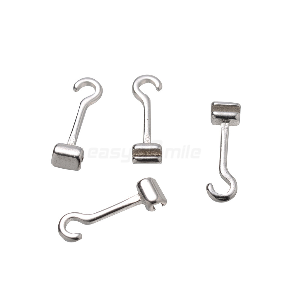 1pack Orthodontic Lingual Button stop bondable Dental metal Crimpable Hooks Mesh
