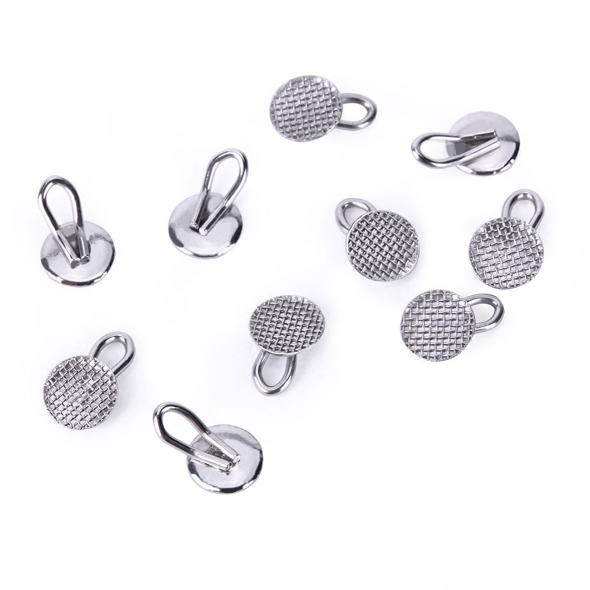AZDENT Dental Orthodontic Lingual Buttons Bondable Round / Button Chain Traction
