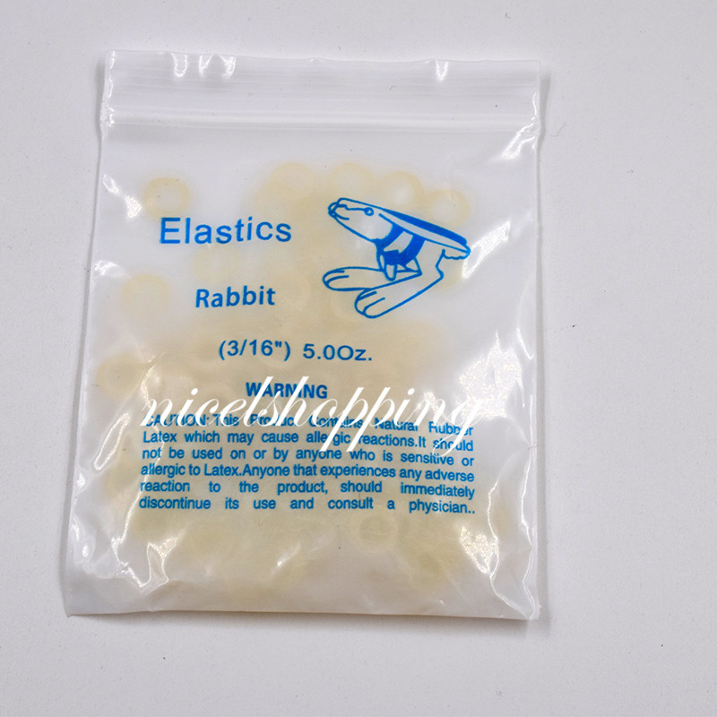 Dental Orthodontic Rubber Bands Elastics Latex Braces 3.5 /5.0 /6.5 oz All Sizes
