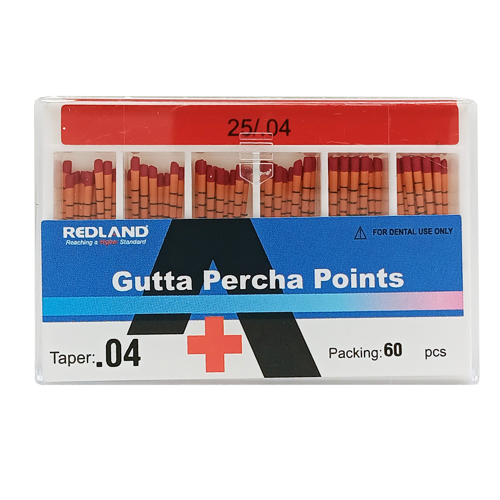 REDLAND MM Marked Endodontic Gutta Percha Point .02/.04/.06 Taper All Size 15-40
