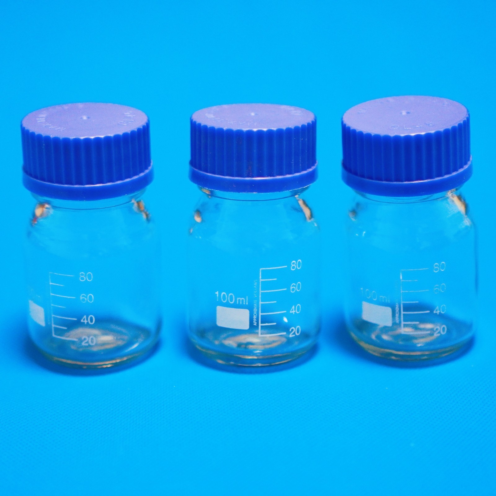 Lab glass reagent bottle 1000 ml x 1 pc, 500 ml x 2 pcs/lot , heavy wall