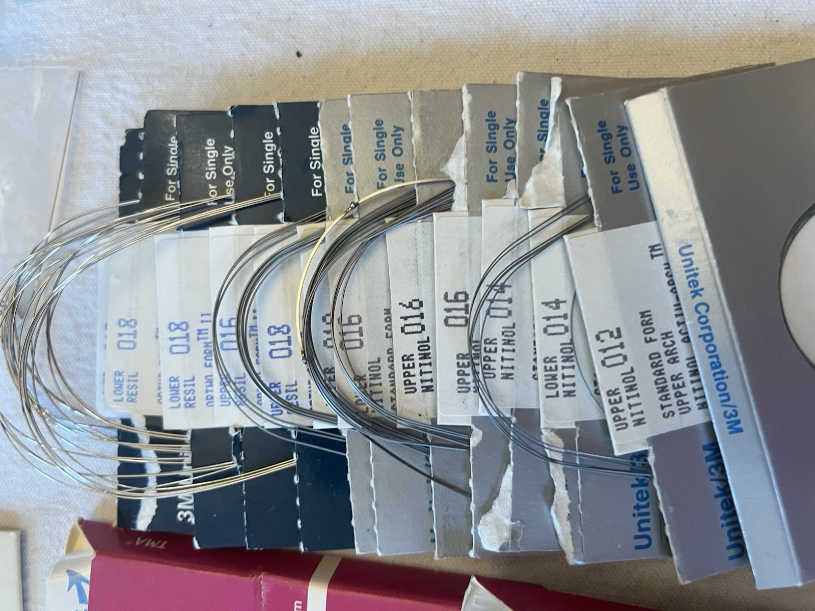 Ortho Archwires Lot Ormco 3M Unitek GAC NiTi SS Mixed Sizes 100+ Packs VTG