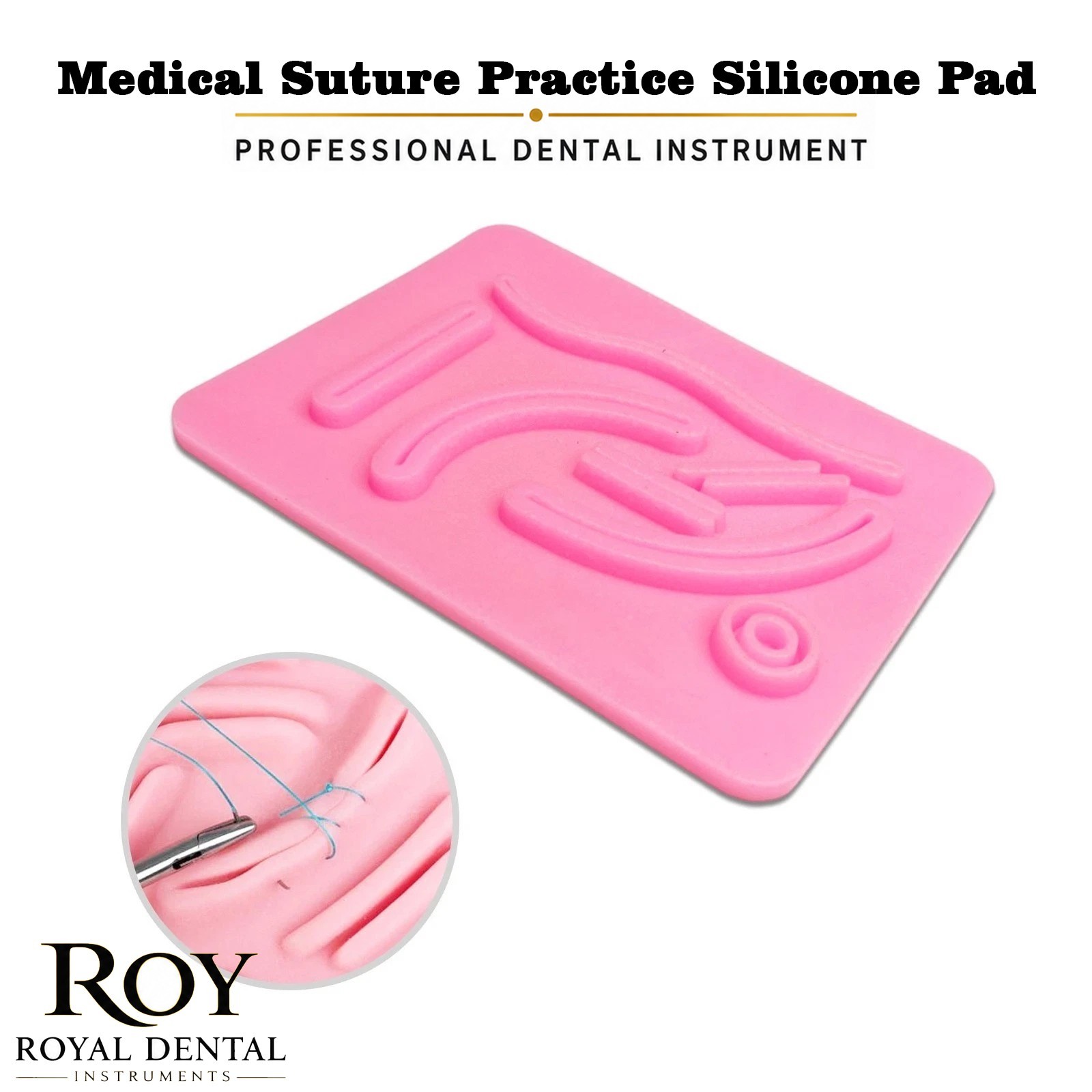 New Medical Skin Suture Practice Silicone Pad Wound Simulated For Training Kit