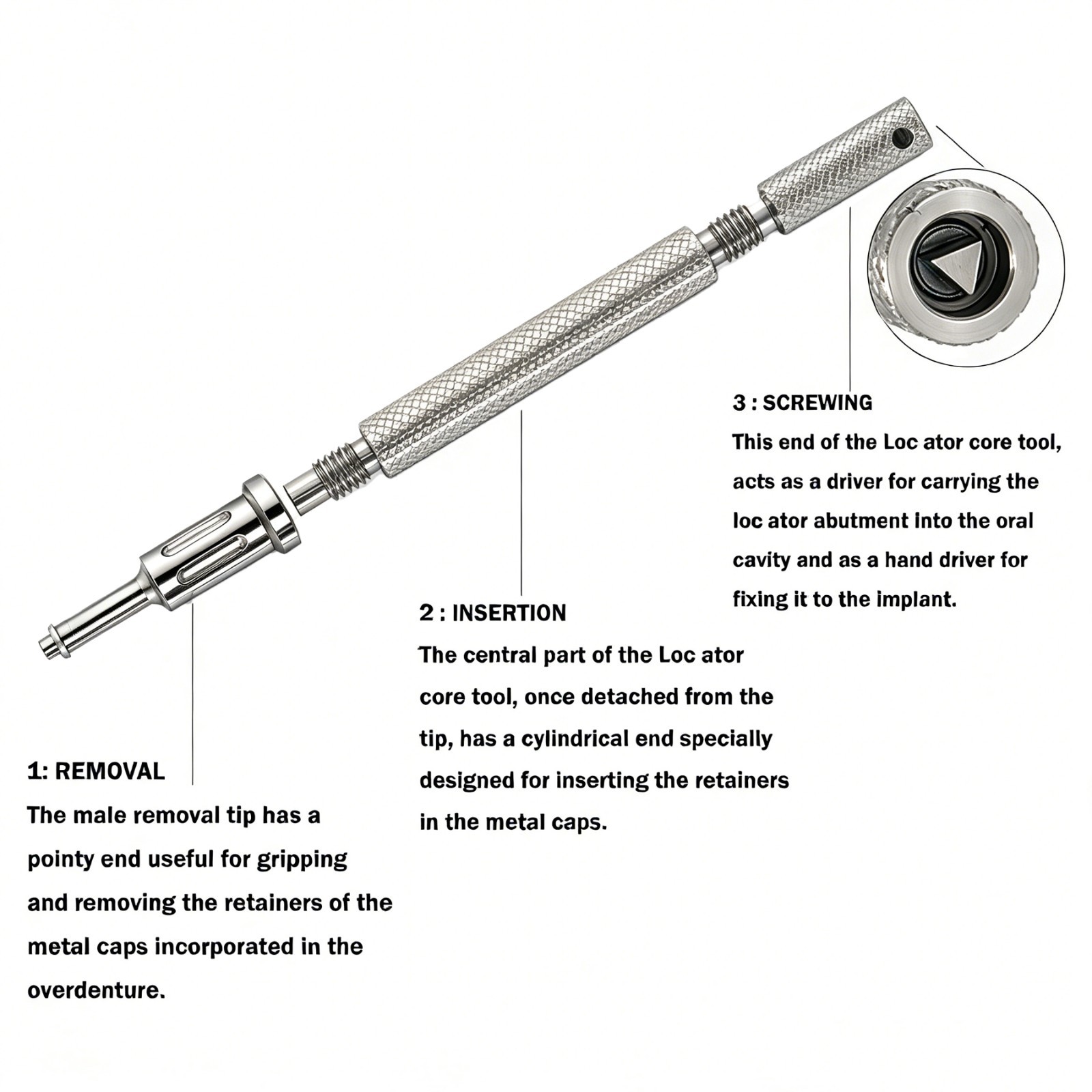 US For Nobel Active Biocare ZEST Locator Abutment Conical Connection NP/RP 1-5mm