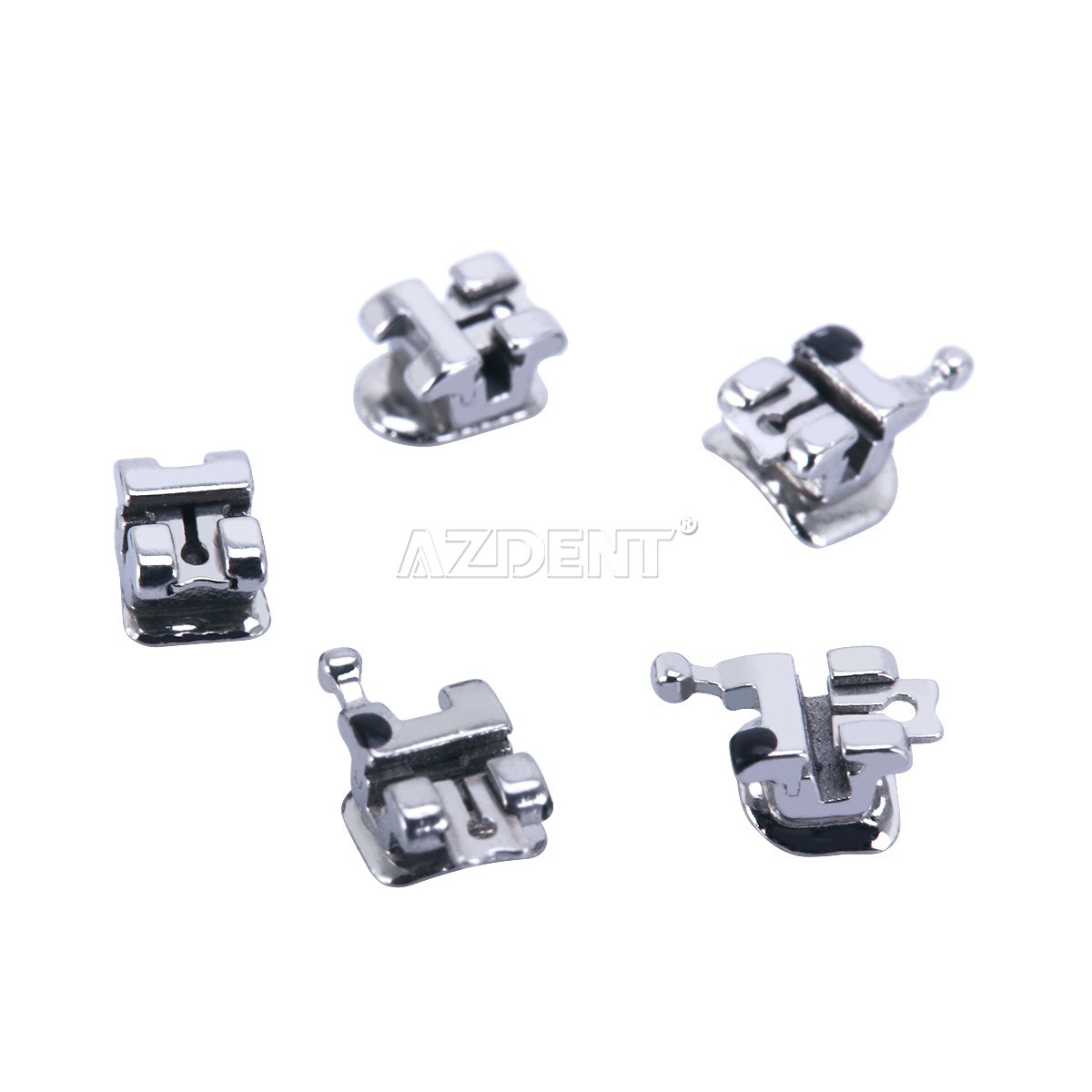 Dental Ortho Locking plate Self-Ligating Bracket Brace Roth/MBT .022 Hooks 3 4 5