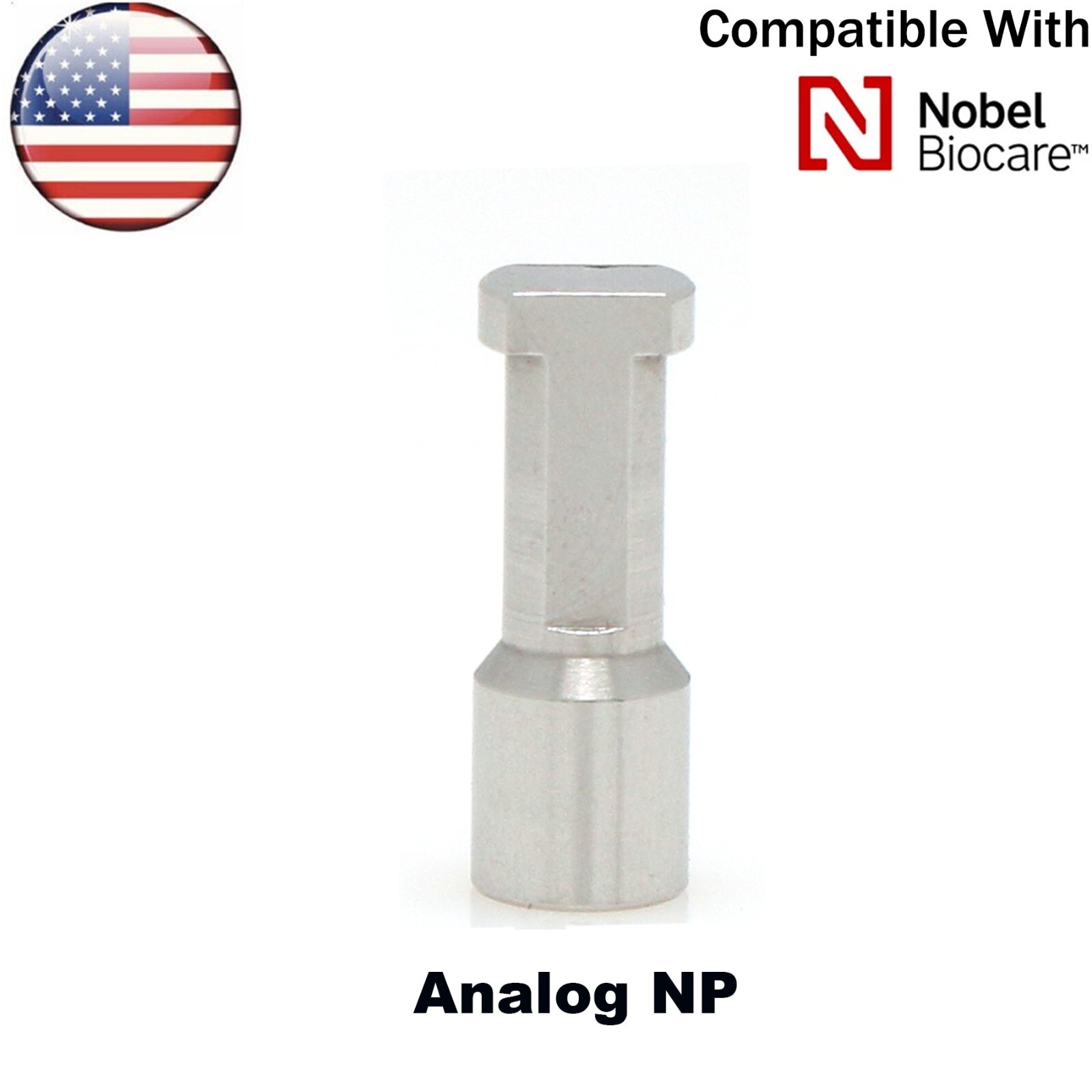 US Dental CAD/CAM Implant Scan Body Analog fits Nobel Biocare Hiossen Straumann