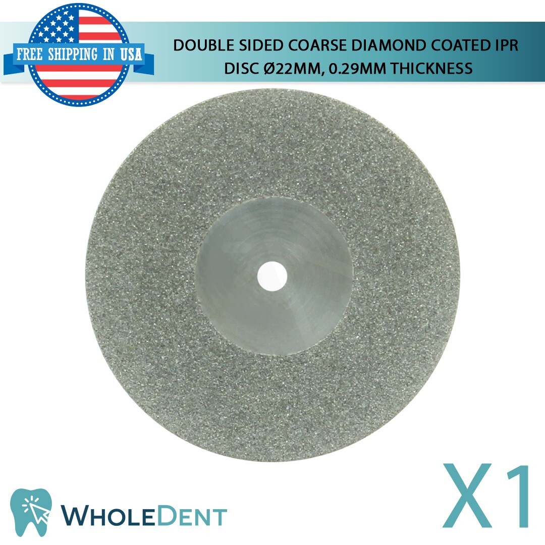 Ortho Dental Coarse Double Sided Diamond Coated Disc IPR Separator Ø22mm, 0.29