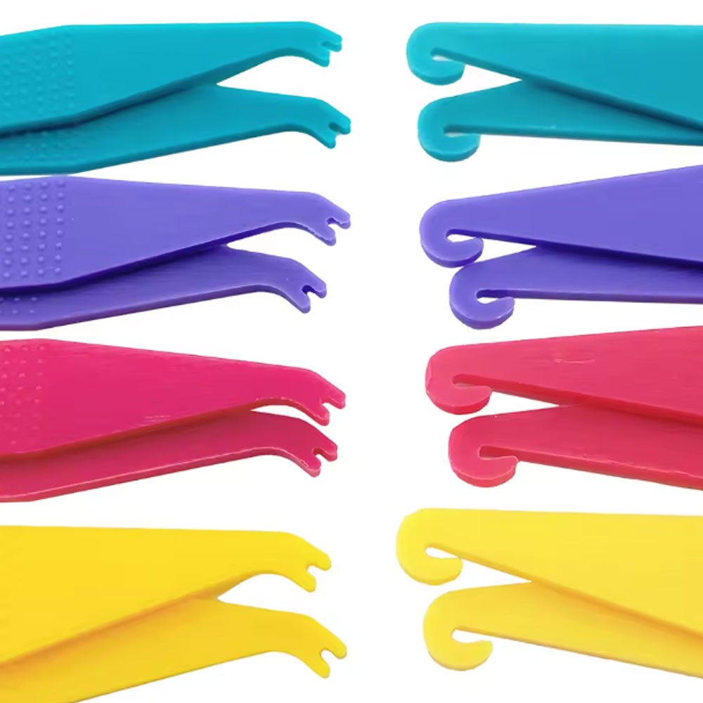 Dental Orthodontic Elastic Placer Elastic Rubber Band Placers Mixed Color