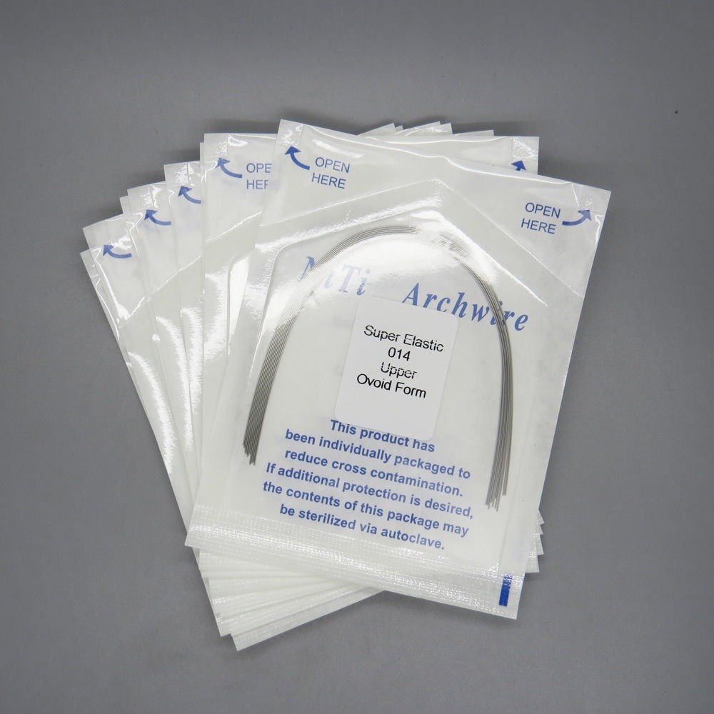 Dental Orthodontic Ligature Ties Elastics Rubber Bands /Round Niti Archwire