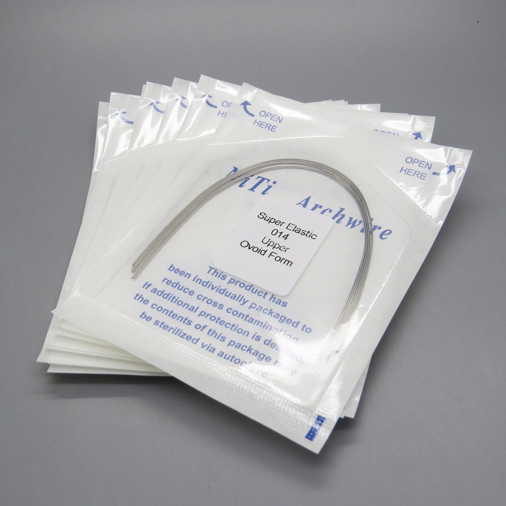 Dental Orthodontic Ligature Ties Elastics Rubber Bands /Round Niti Archwire