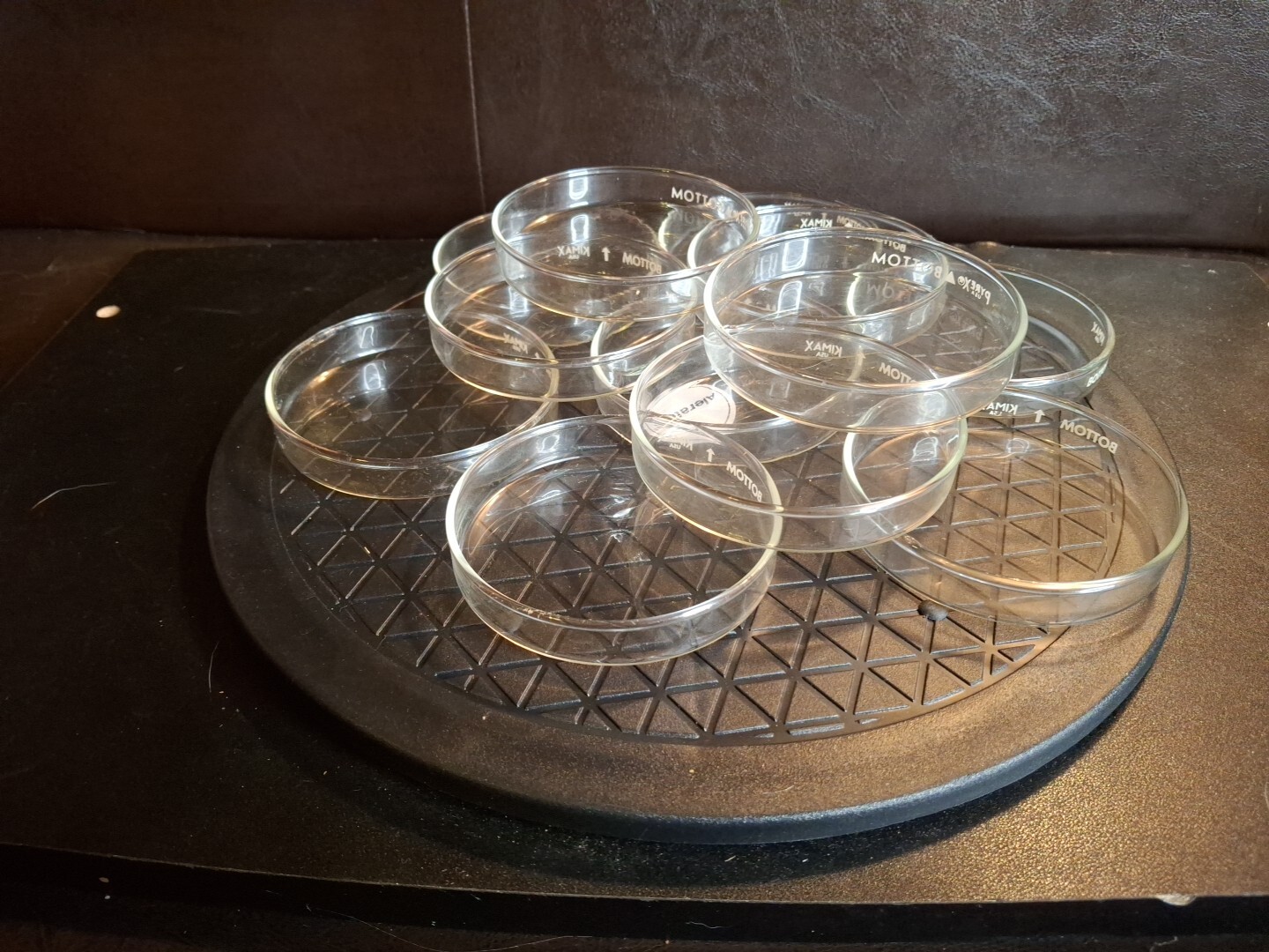 Kimax / Pyrex Petri Dishes 100mm x 15mm Set – 12 Covers and 12 Bottoms