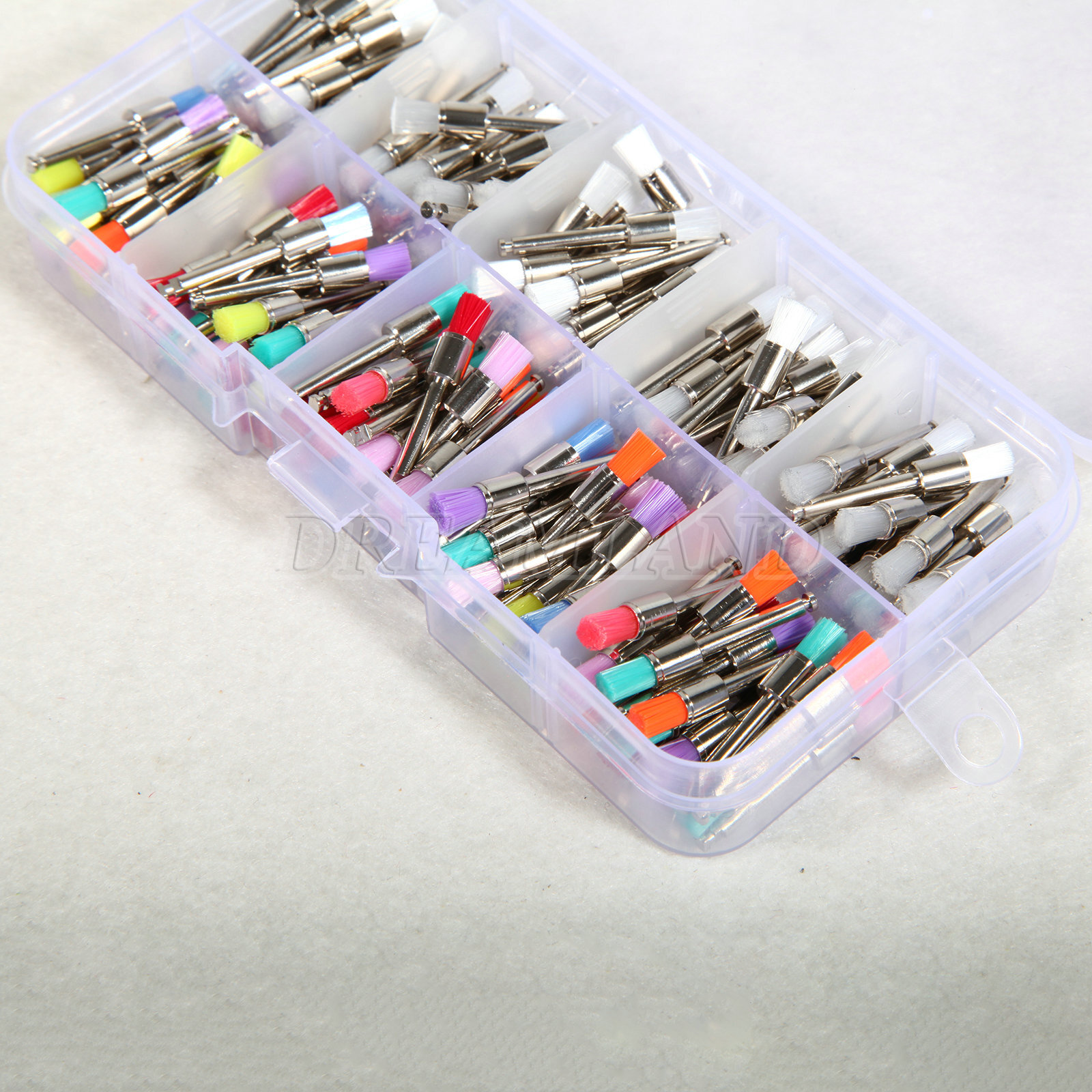 200Pcs SKYSEA Dental Flat Polishing Brush Brushes For Low Speed Handpiece