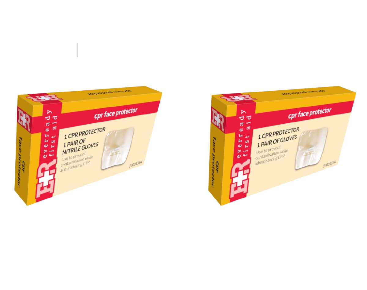 EVER READY CPR PROTECTOR WITH GLOVES
