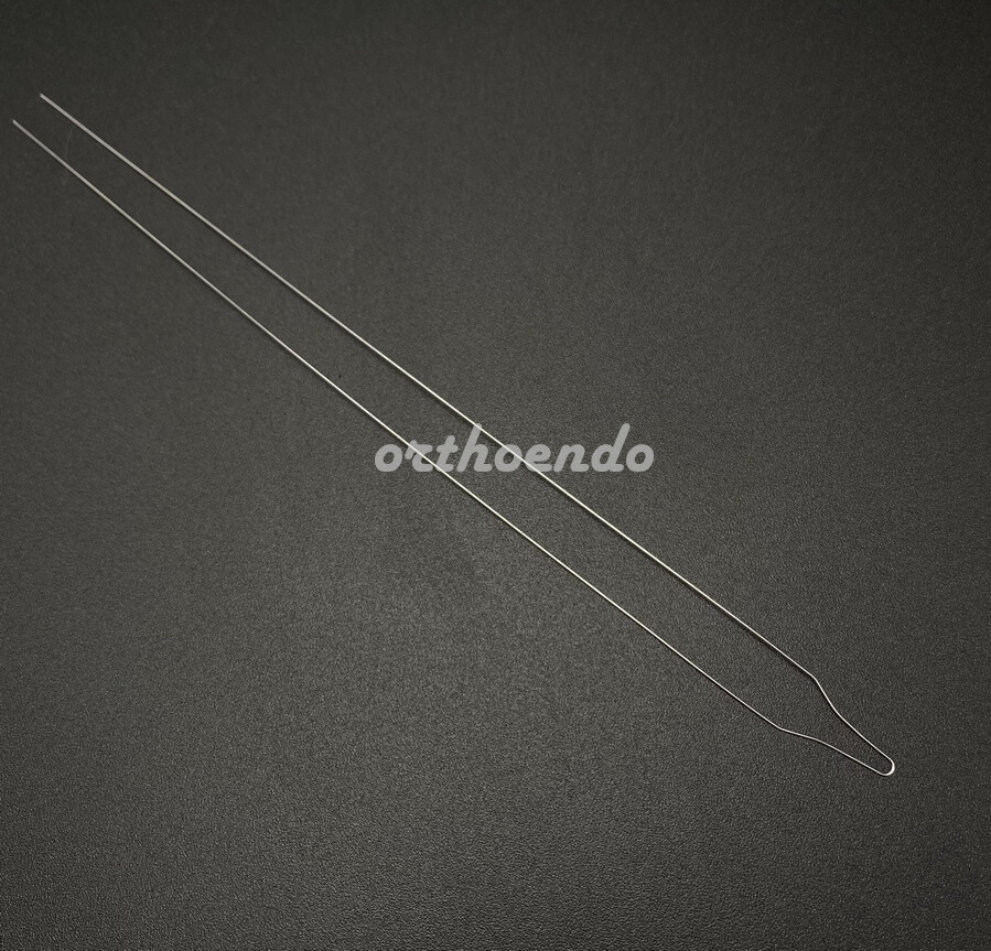 Orthodontic Preformed Wire Dental Bracket Archwires Metal Ligature Tie Long 15cm