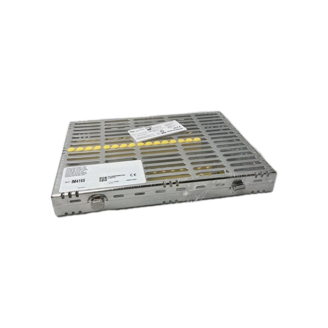 Hu-Friedy IM4165 IMS Cassette, 16 Instrument, Yellow, 8″ x 11″ x 1.25″