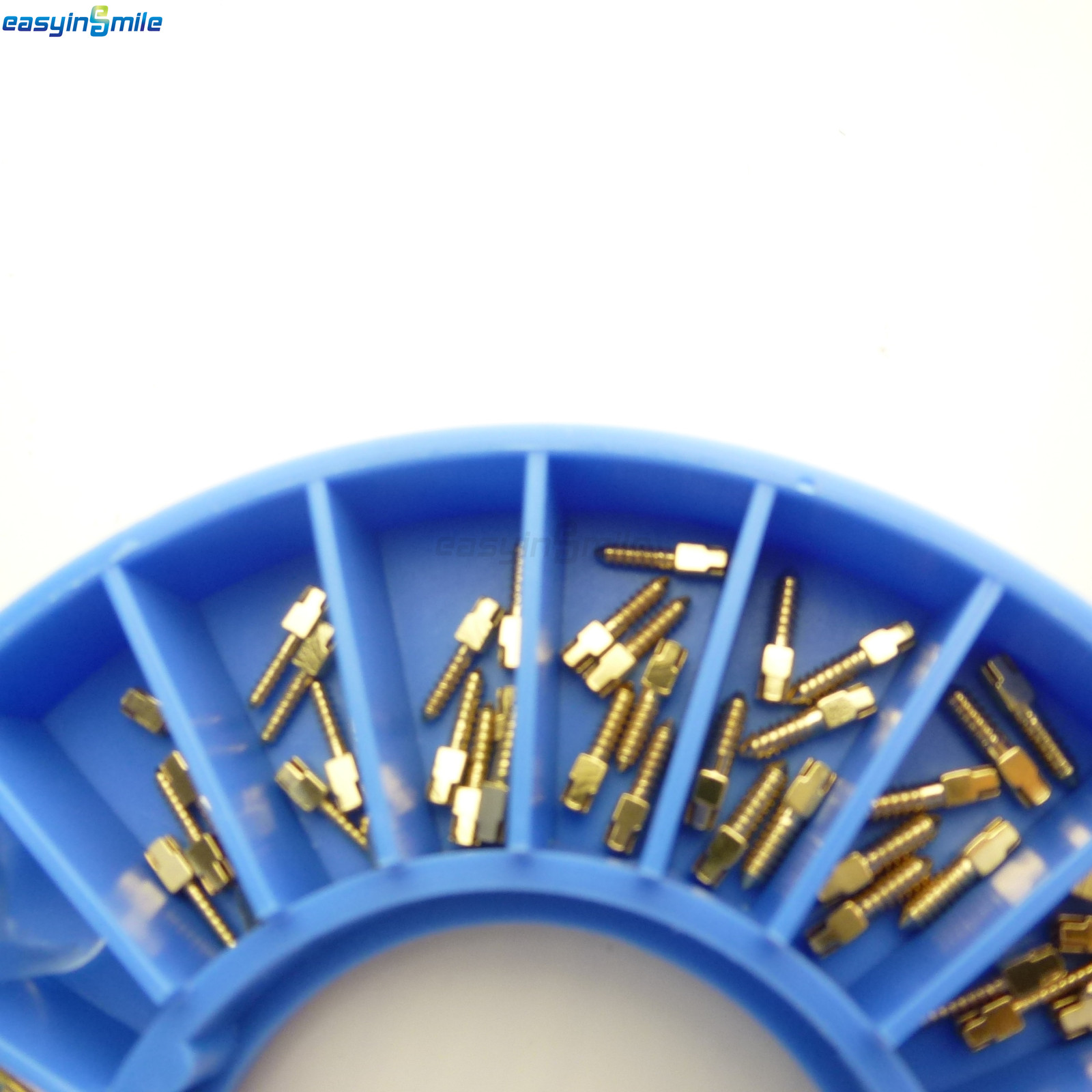 240pcs Dental Screw Post Gold Plated Completed Kit S -XL Size Refill Easyinsmile