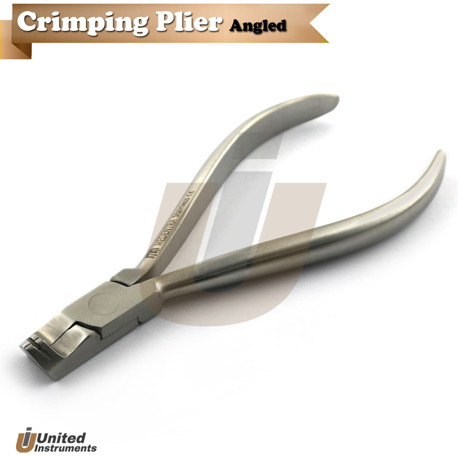 Orthodontic Hook Crimping Plier Angled Crimpable Ball Hook Archwire Pliers