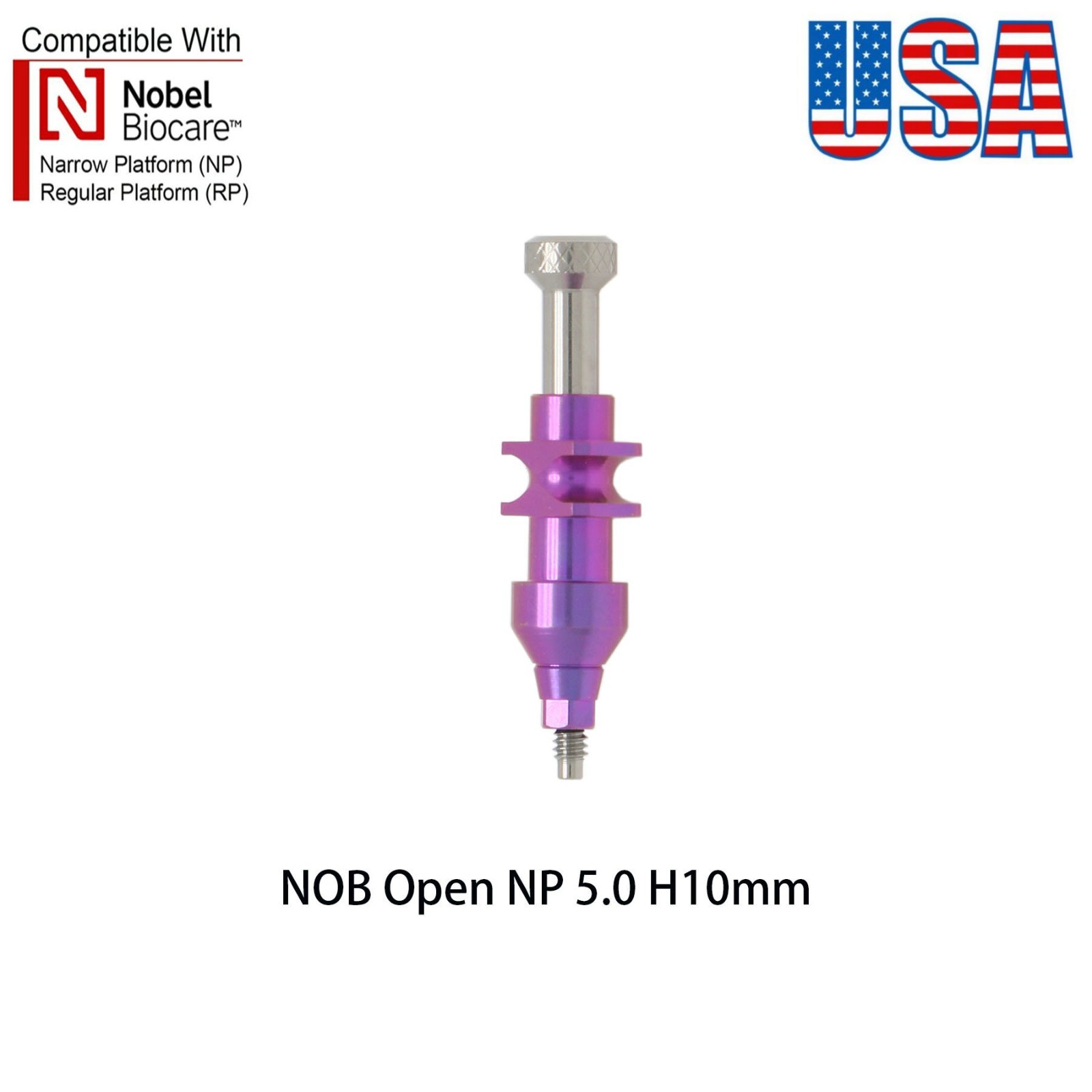 US Dental Nobel Active NP/RP Impression Transfer Coping Open Close Tray Analog