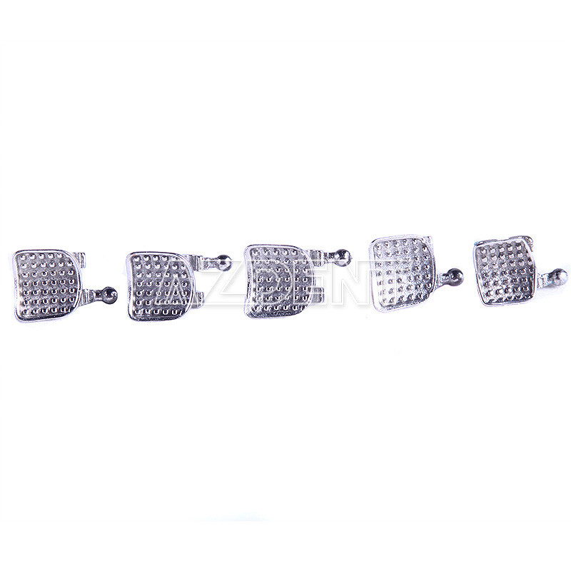 1-50X AZDENT Dental Ortho Monoblock Brackets Braces Mini Roth .018 3-4-5 Hooks