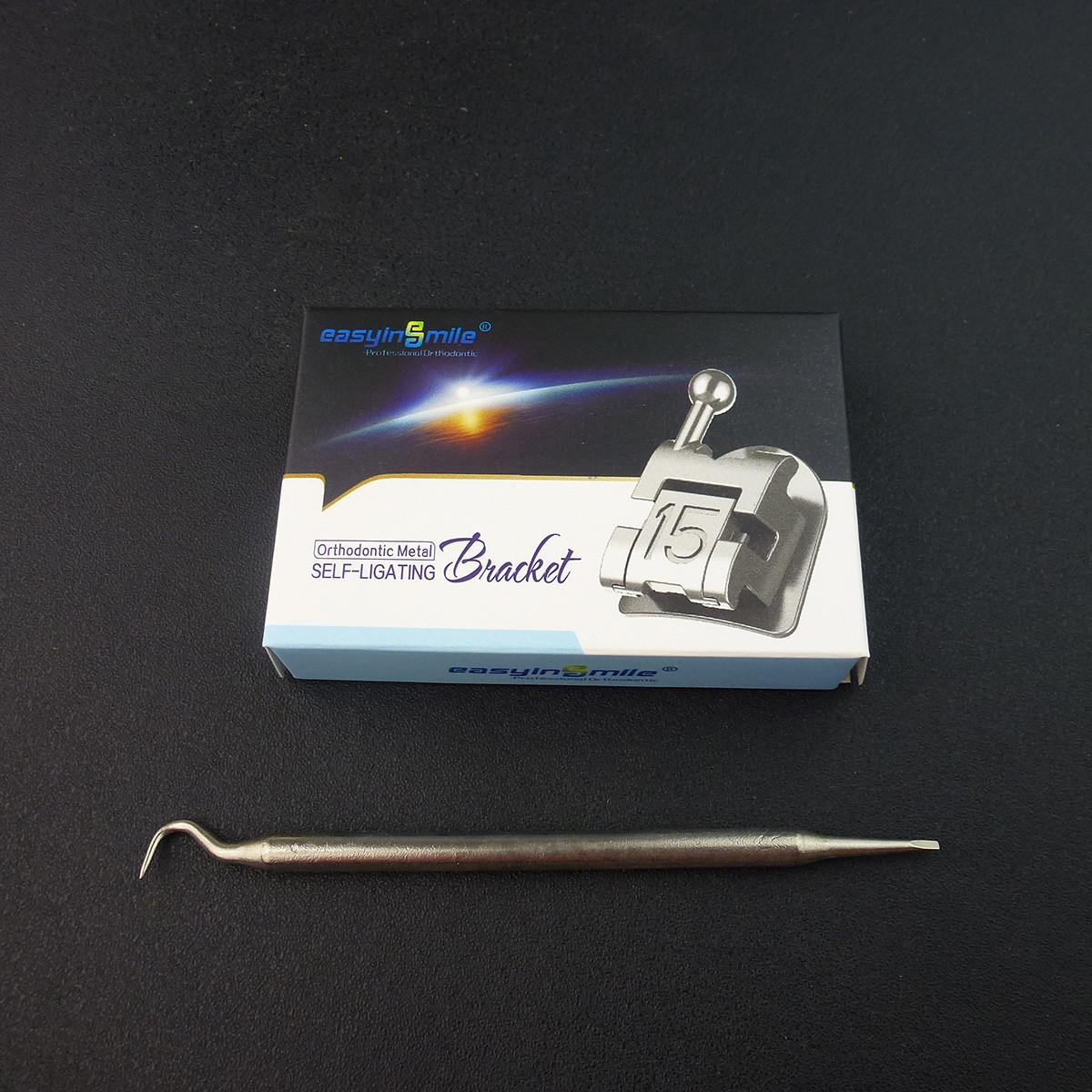 EASYINSMILE Dental self-ligating brackets Orthodontic metal brace ROTH/MBT &Hook