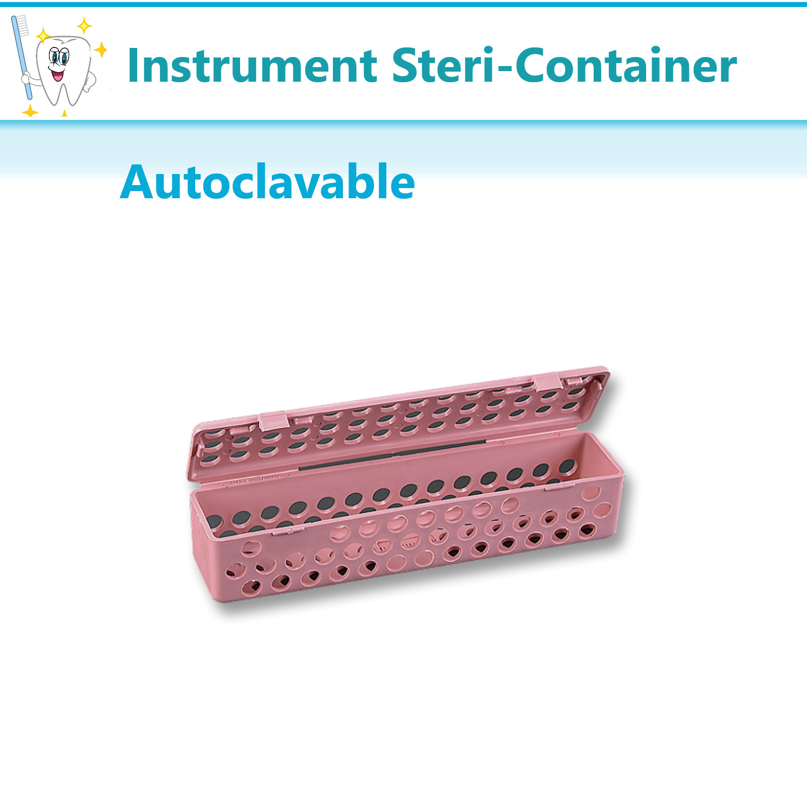 Dental Surgical Medical Instrument Sterilization Plastic Cassette Autoclavable
