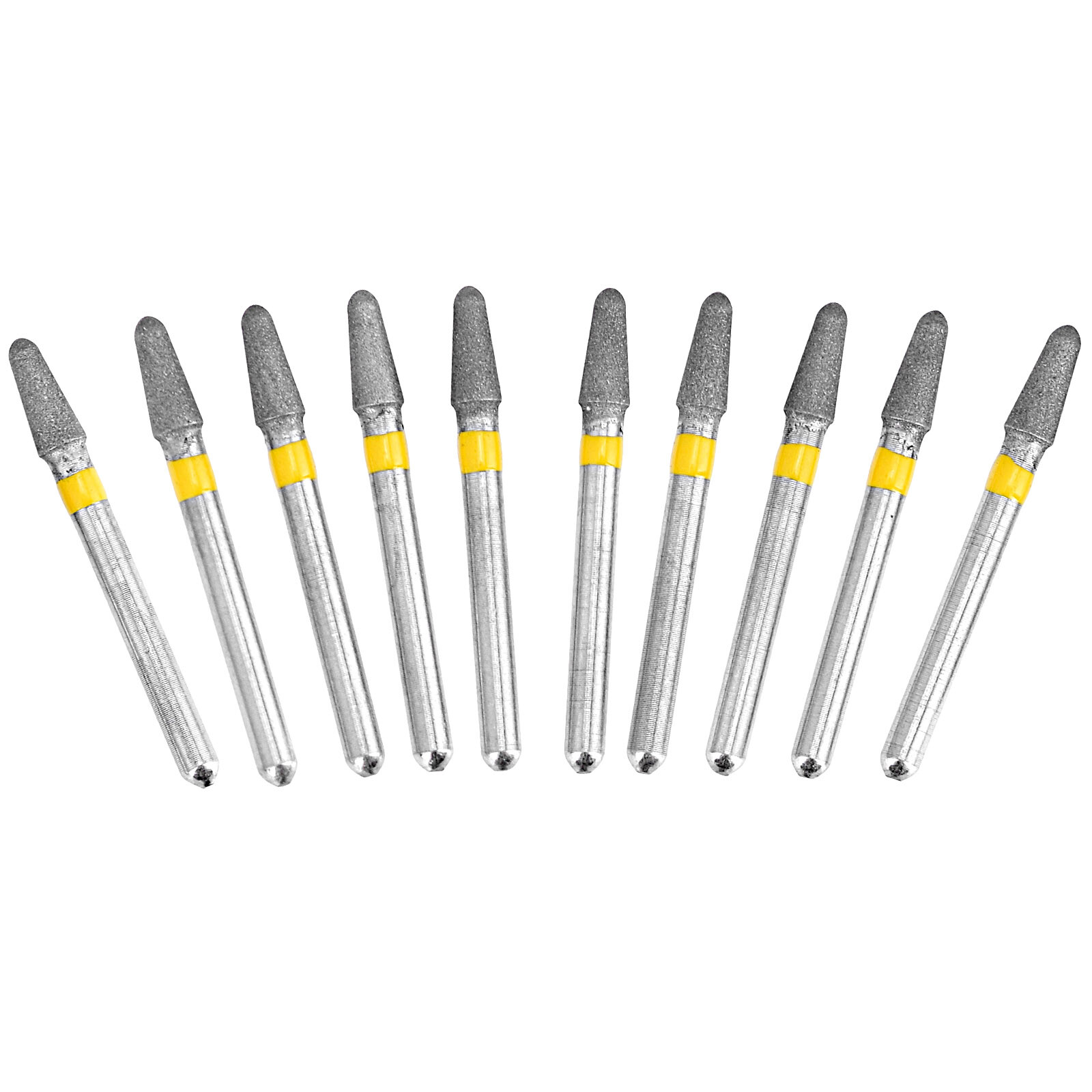 10pcs/Pack Dental Diamond Burs Drill FG Burs for High Speed Contra Angle 1.6mm