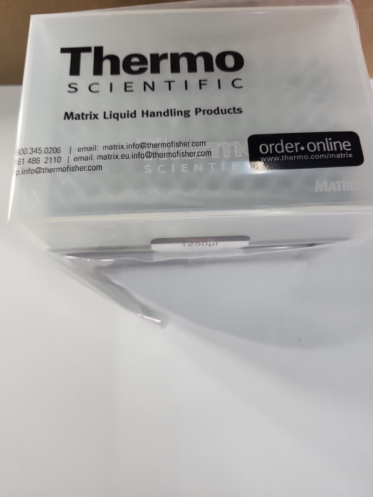 Thermo Scientific 8042 1250µL Pipette Tips Sterile 10 Racks of 96 New