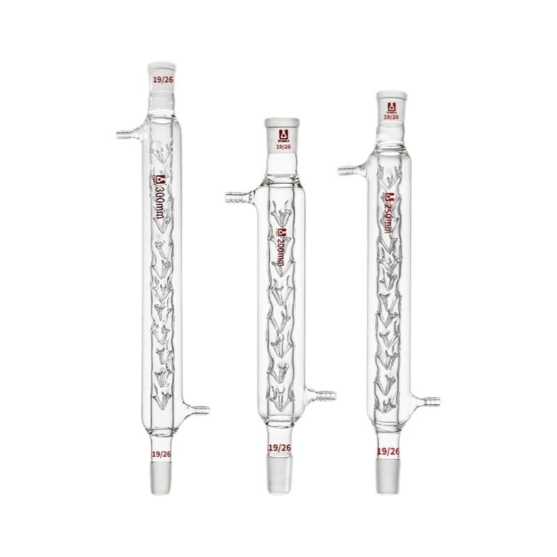 200mm-600mm Double Layer Distillation Column Lab Glass Equipment ca