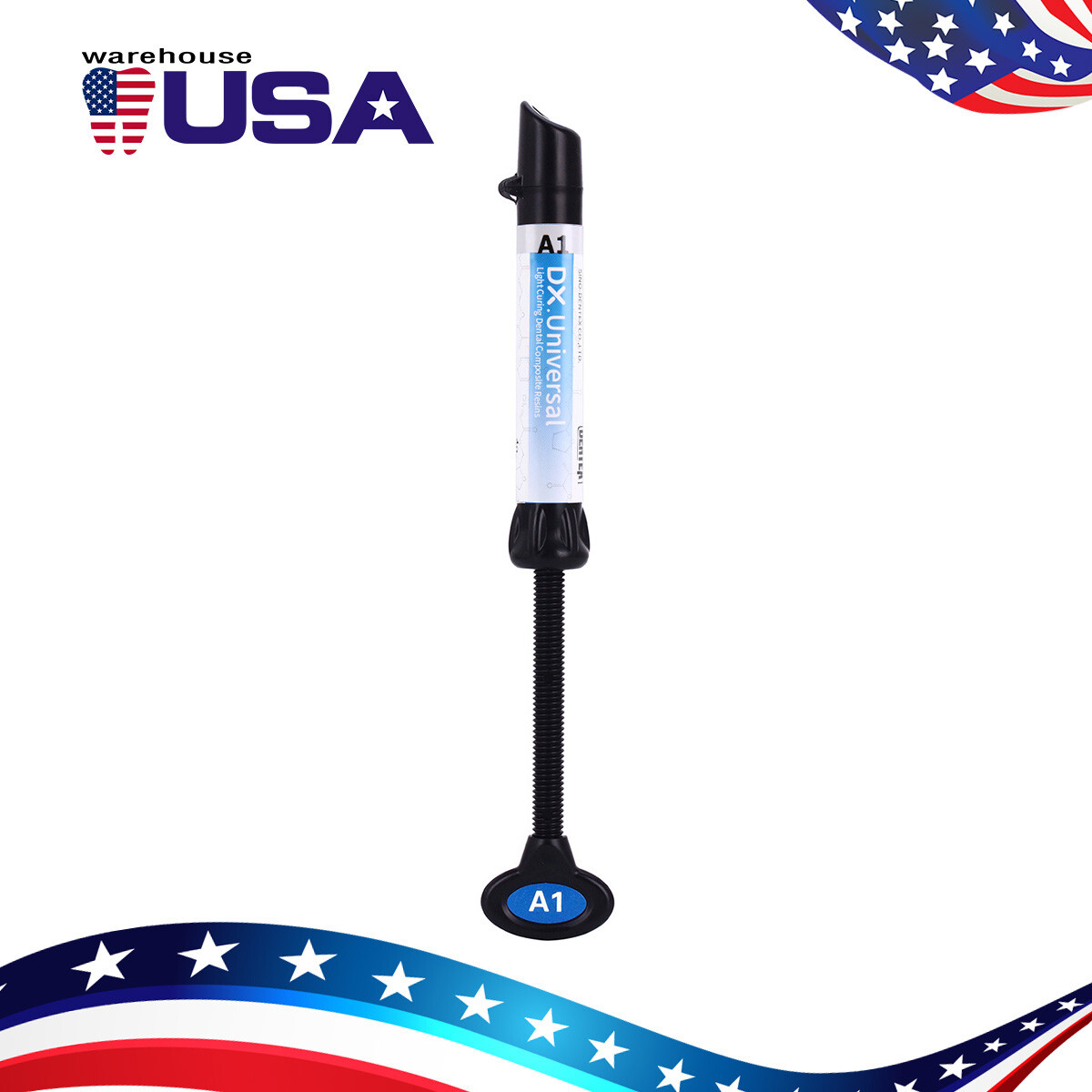DX Dental Universal Light Cure Composite Resin A1,A2,A3,A3.5,B1 Shade 4g/Syringe