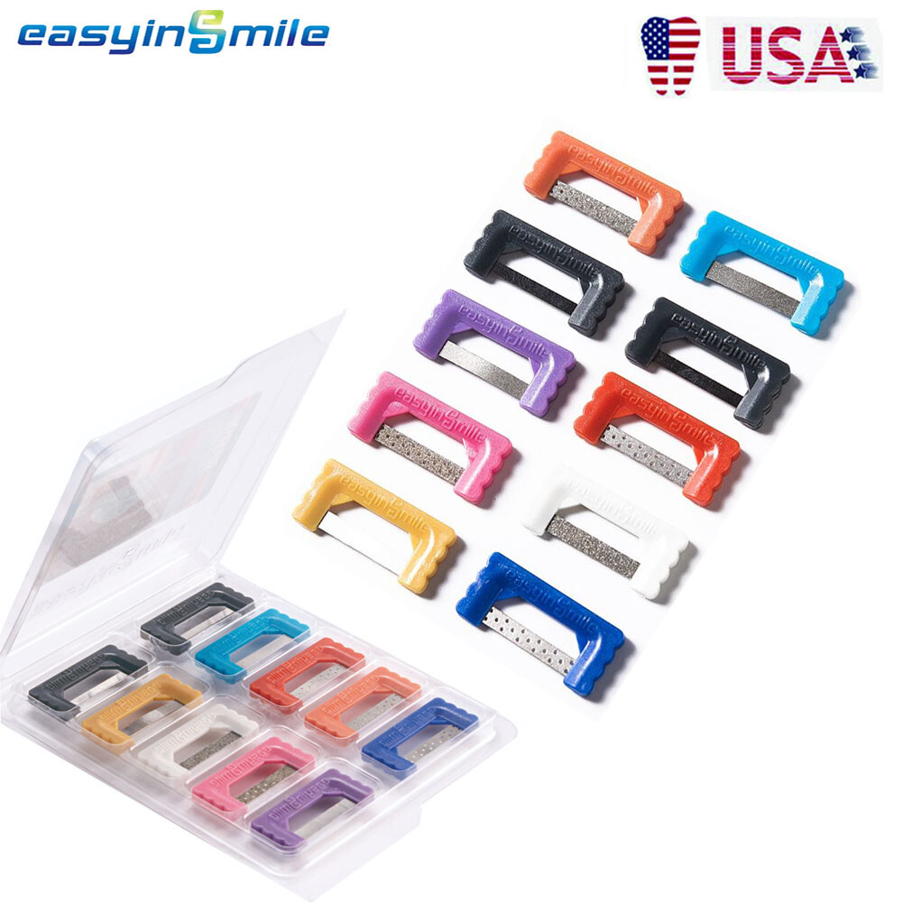 9size Easyinsmile Dental IPR Kit Orthodontic Interproximal Strip Reduce Enamel