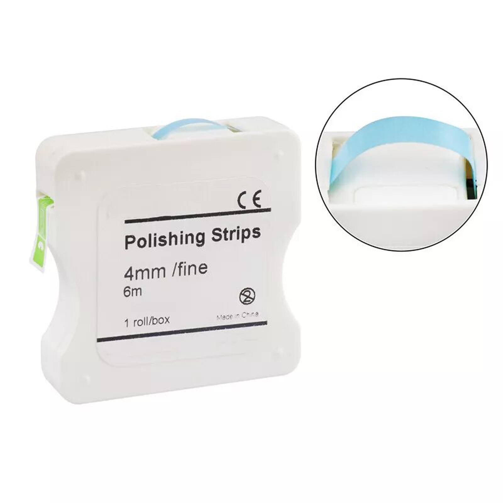 Fine/Medium Grit Resin Polishing Strips File Kit, 4mm x 6M, Dental Sanding Teeth