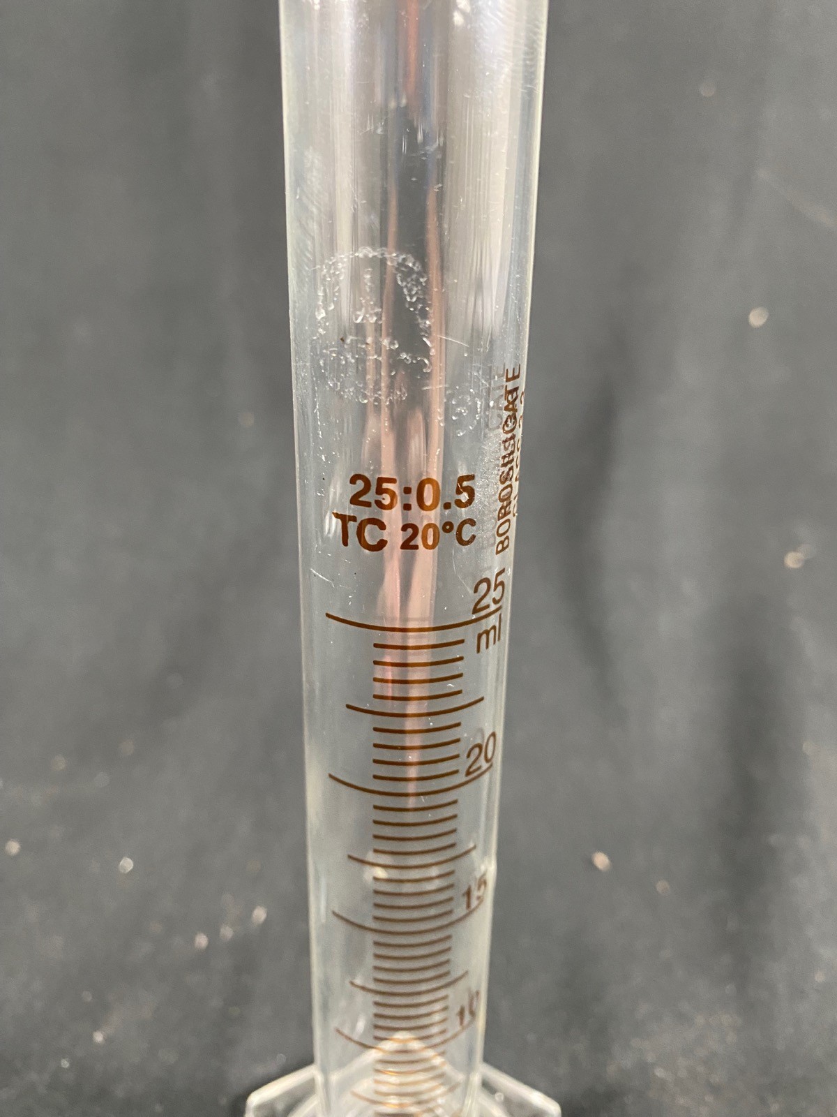 ALDRICH Glass 25mL TC 25:0.5 Graduated Cylinder (2/pk)
