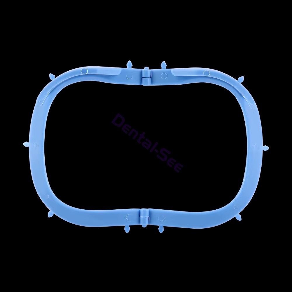 Dental Rubber Dam Frame Sheets Bracket Foldable Oral U-Shaped Barrier Tools