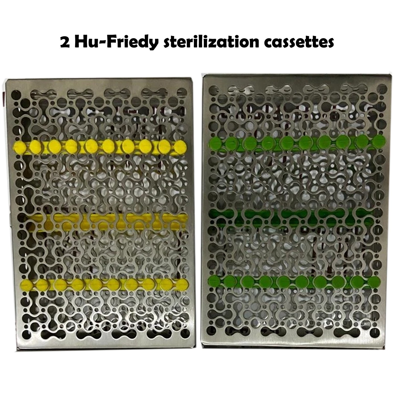 Hu-Friedy Lot of 2 Pcs sterilization cassettes