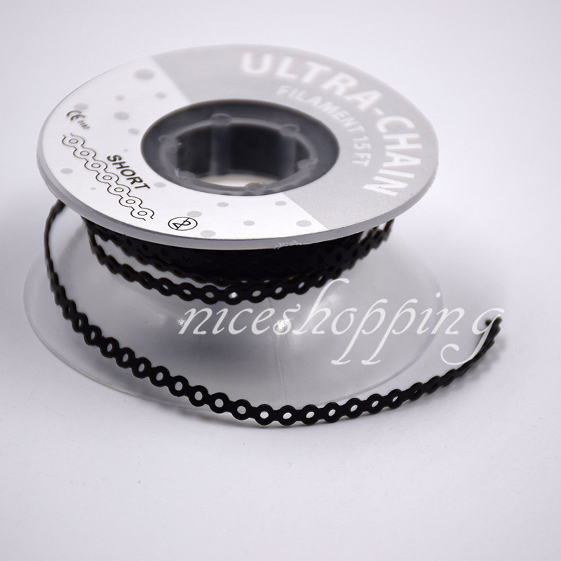 Dental Ortho Elastic Ultra Power Chain Rubber Braces Bands Long/Short/Continuous