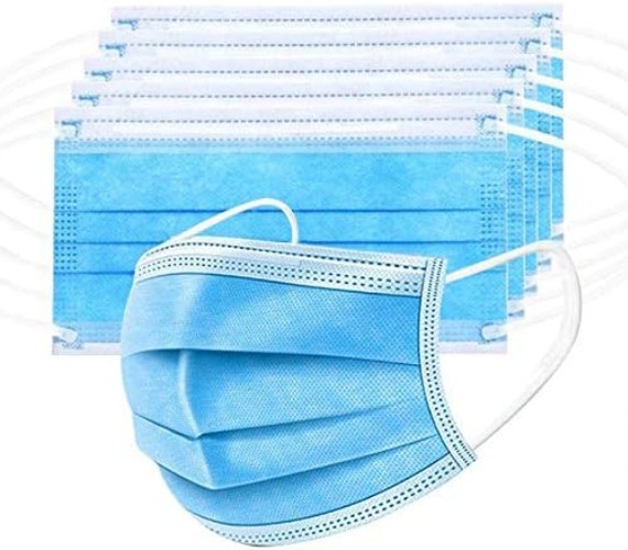 100 Pack Disposable 3 Layer Safety Face Masks for Ultimate Protection