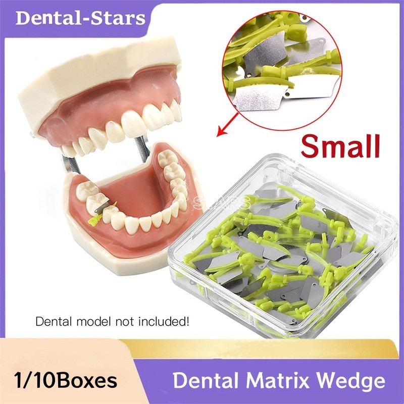 50Pcs/Box Dental Prime Teeth Interproximal Wedge Guard With Metal Protection S
