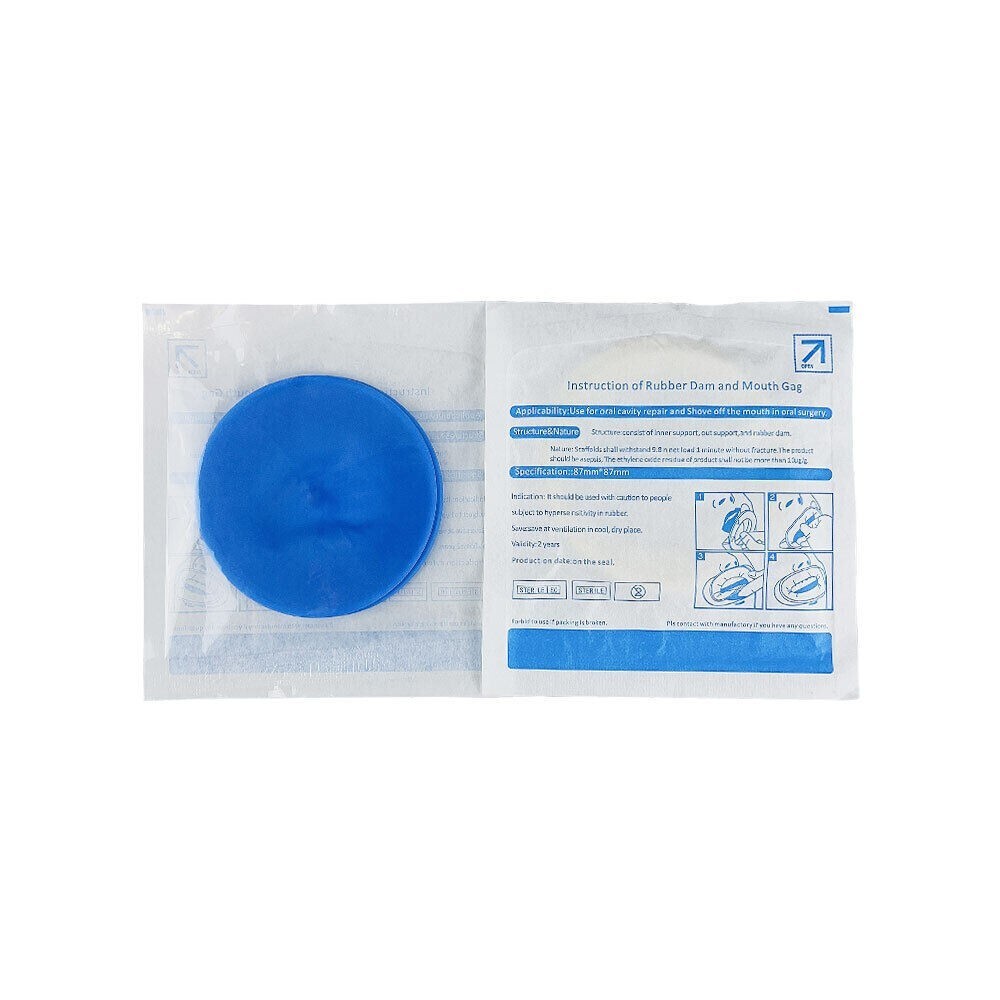 10Pcs Dental Disposable Sterile Rubber Dam Cheek Lip Retractor Opener Latex Free