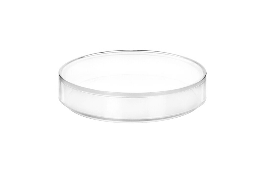 Eisco Labs Polypropylene Plastic Petri Dish – 2.9″ Diameter, 0.5″ Depth