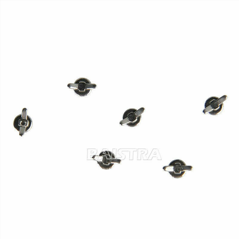 Botones linguales ortodoncia dental Base de malla rectangular redonda Bondable
